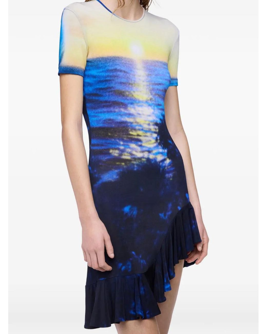 Rabanne Blue Mini Dress