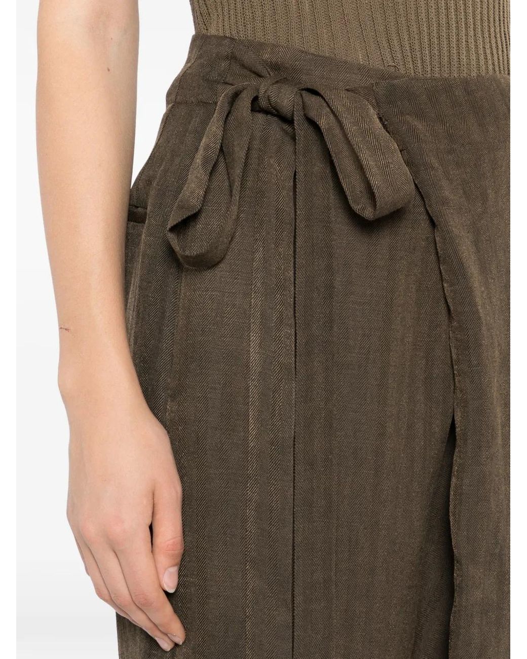Uma Wang Green Pantalon Paetyn