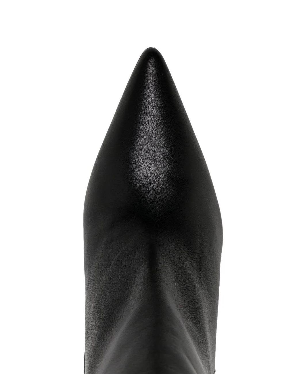 Stuart Weitzman Black Pointed-Toe 100Mm Wedge Boots