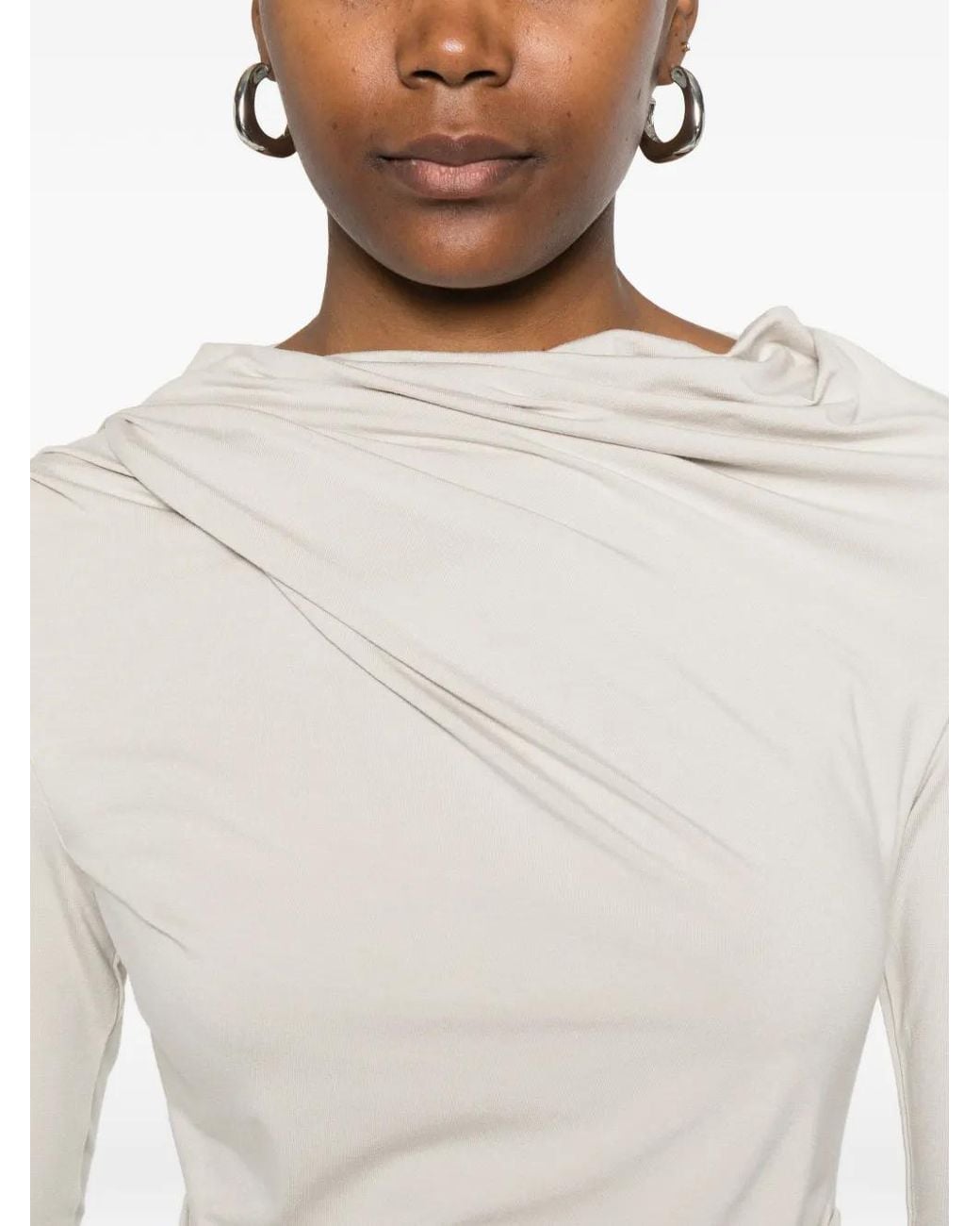 Entire studios White Drape Top