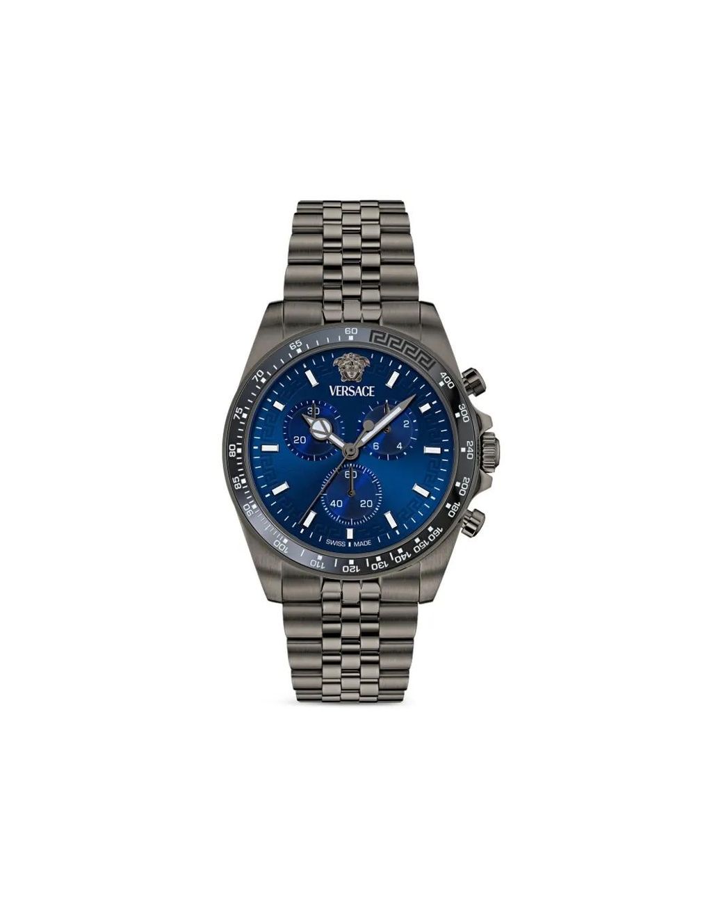 Vertime 43Mm di Versace in Blue da Uomo