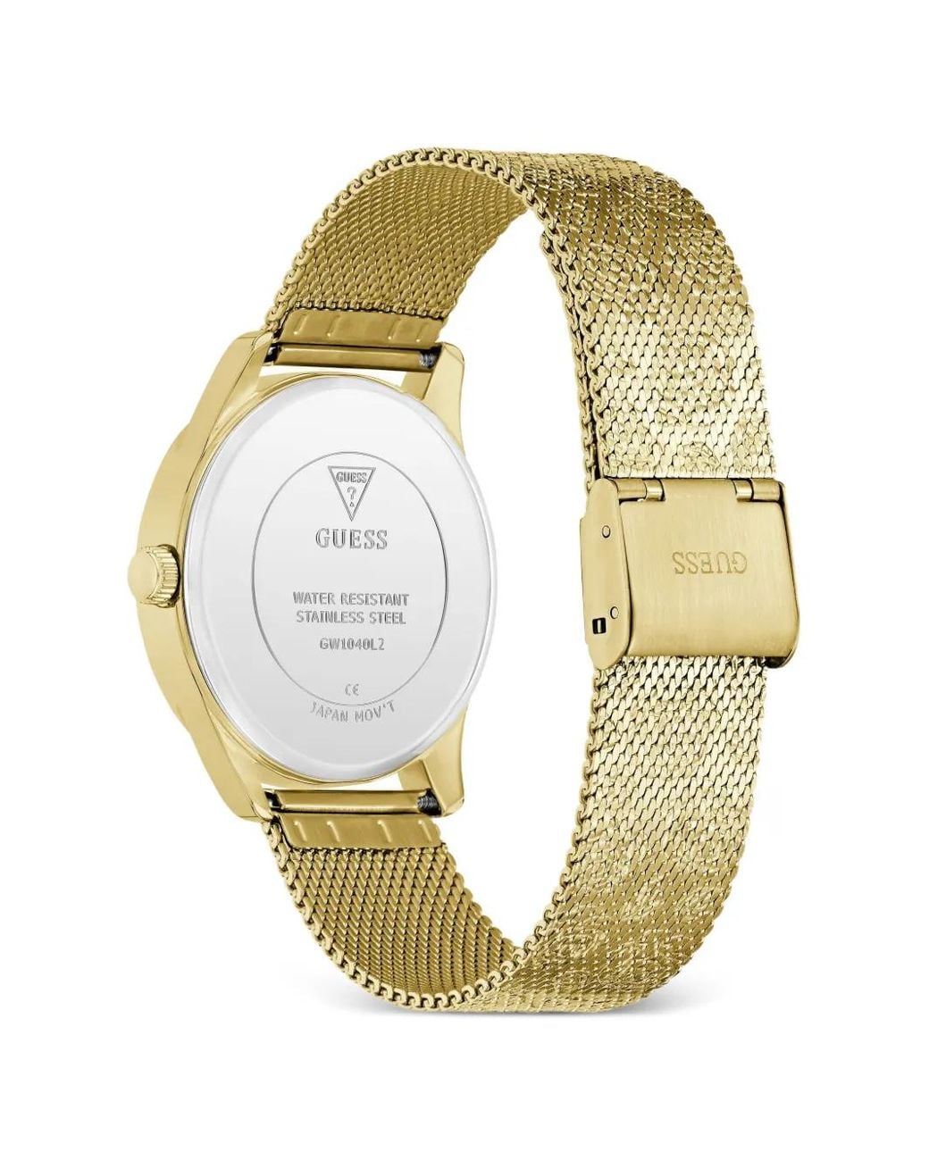 Guess Metallic Tone Analog Watch