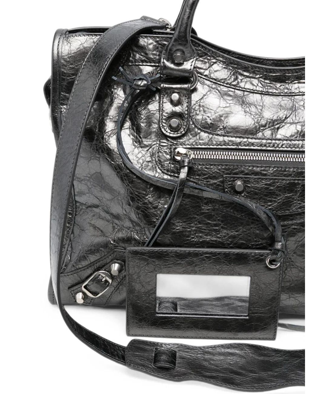 Balenciaga Gray Le City Bag Medium