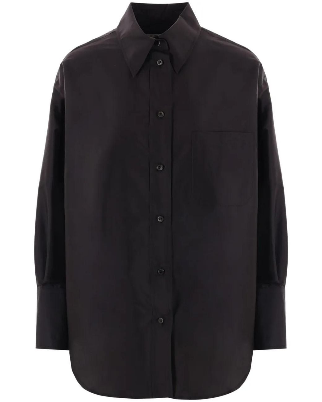 Alberto Biani Blue Silk Shirt