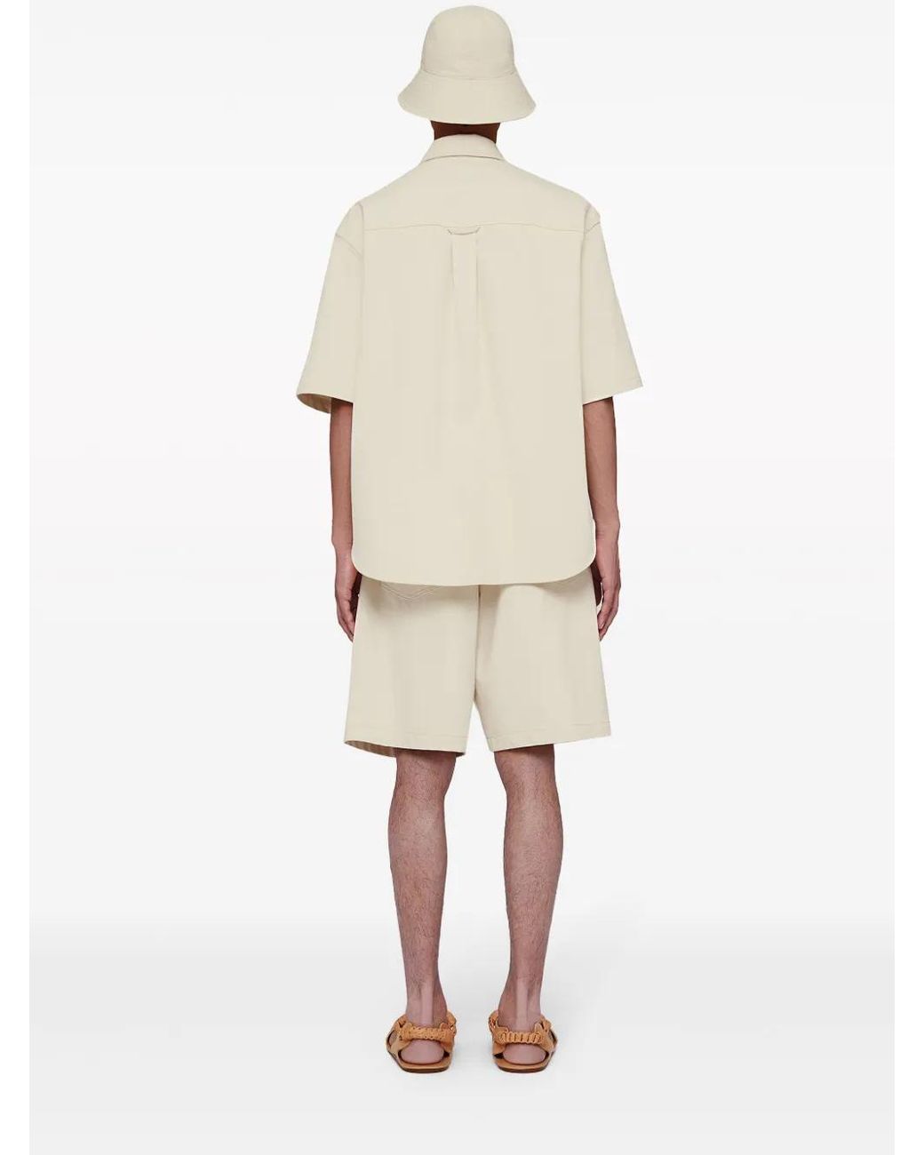 Jil Sander Natural Denim Shorts for men