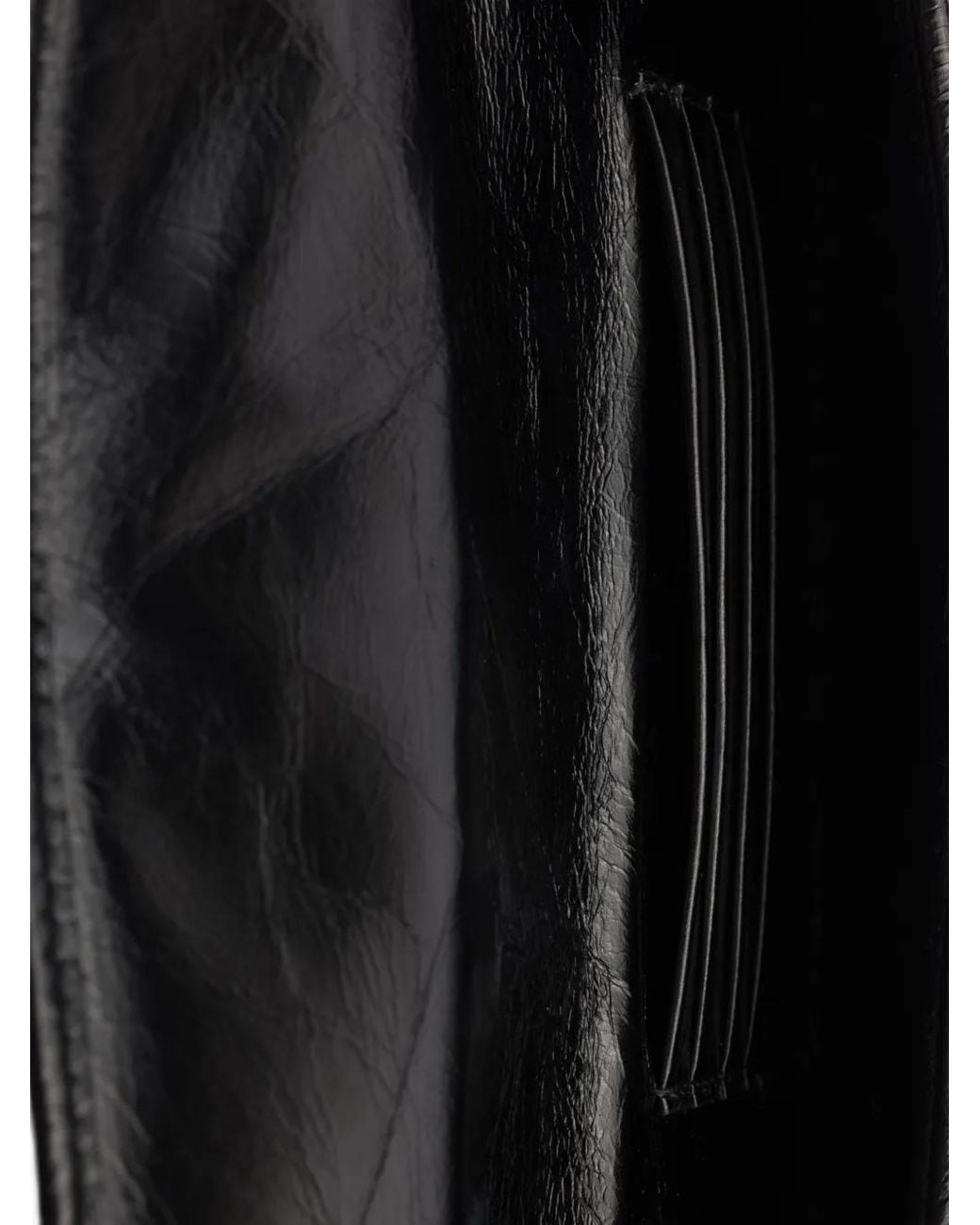 Prada Black Triangle-Logo Leather Wallet