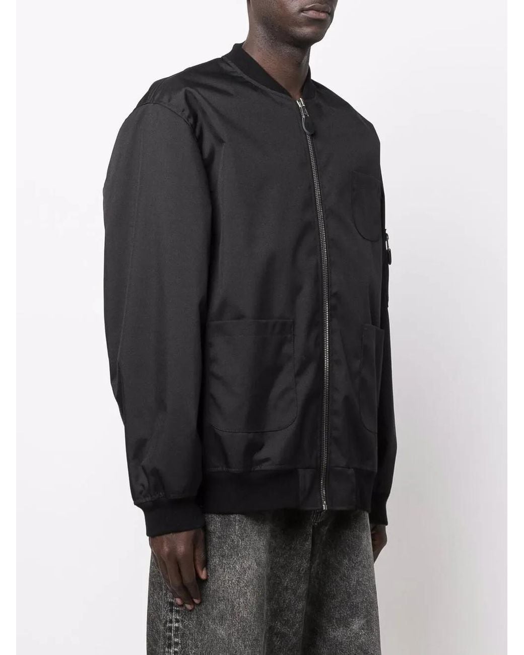 Chaqueta Bomber Echodomer Estampada Raf Simons de hombre de color Black