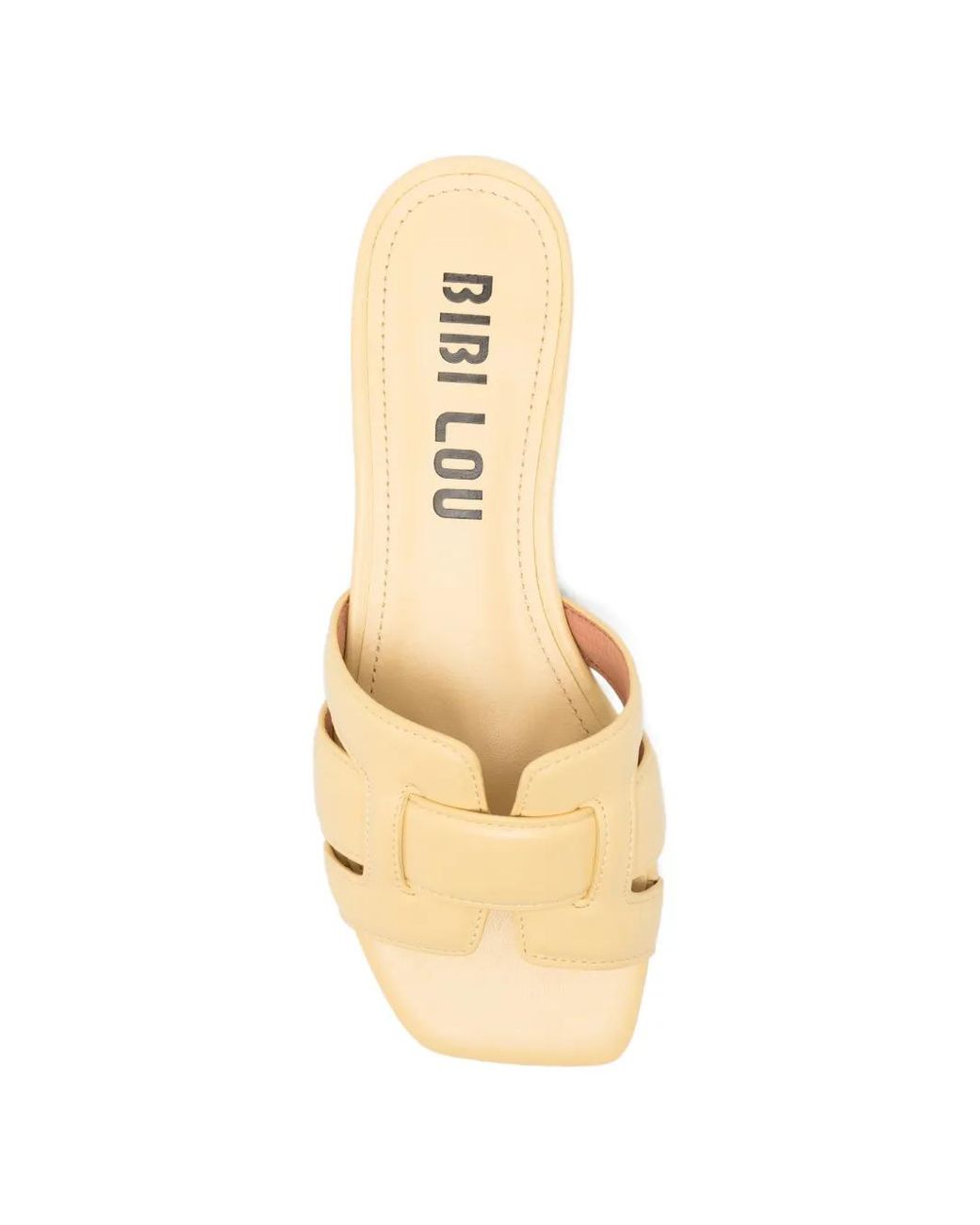 Bibi Lou Metallic Cremes Woven Leather Sandals