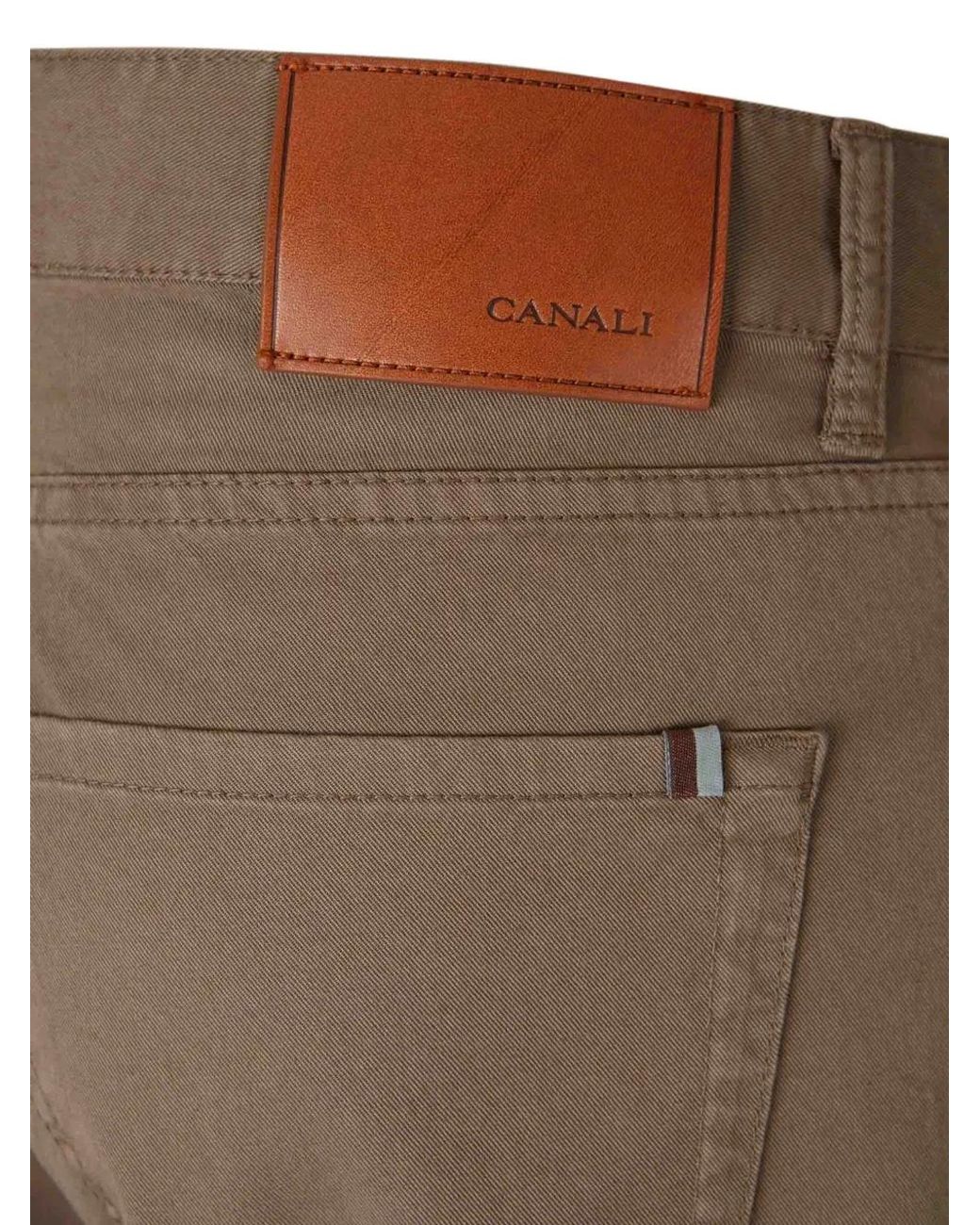 Canali Natural Straight-Leg Trousers for men