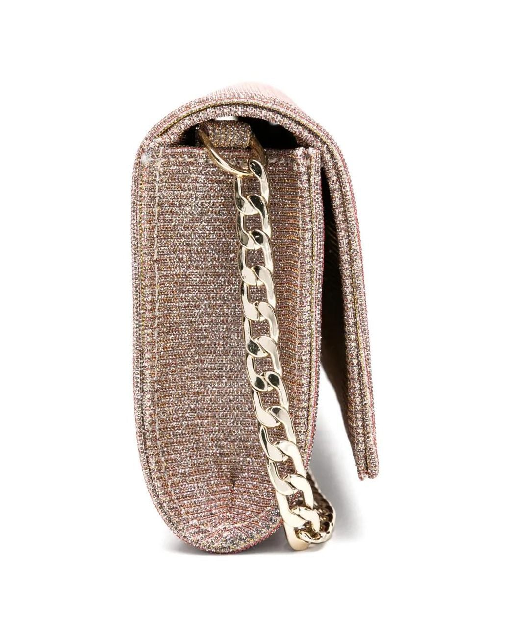 Castagna White Chain-Strap Shoulder Bag