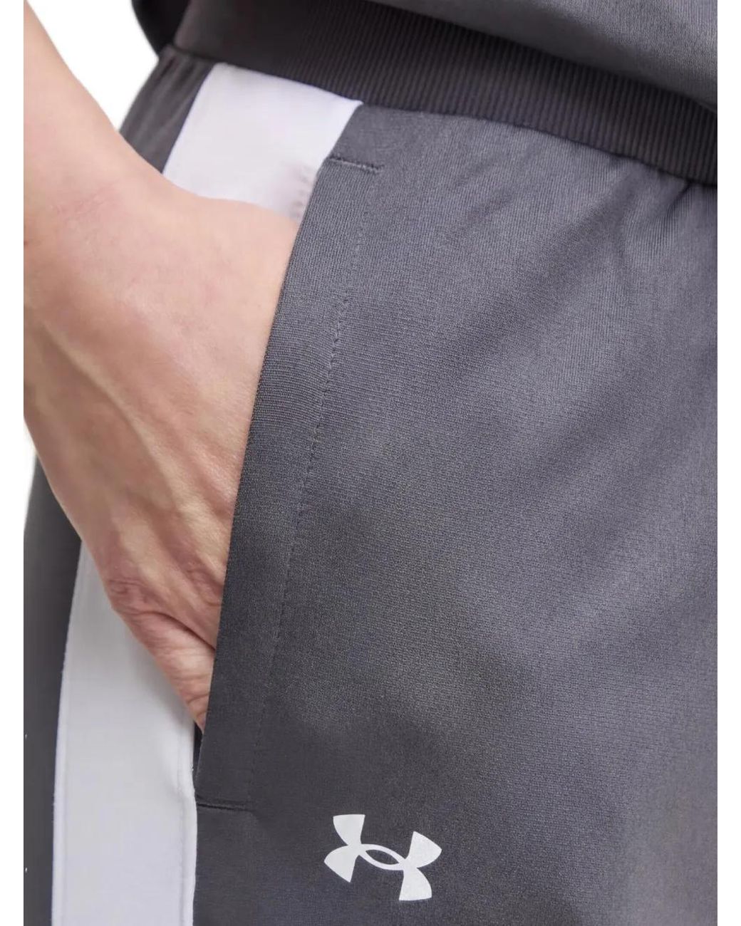 Under Armour Gray Logo-Detail Tracksuit