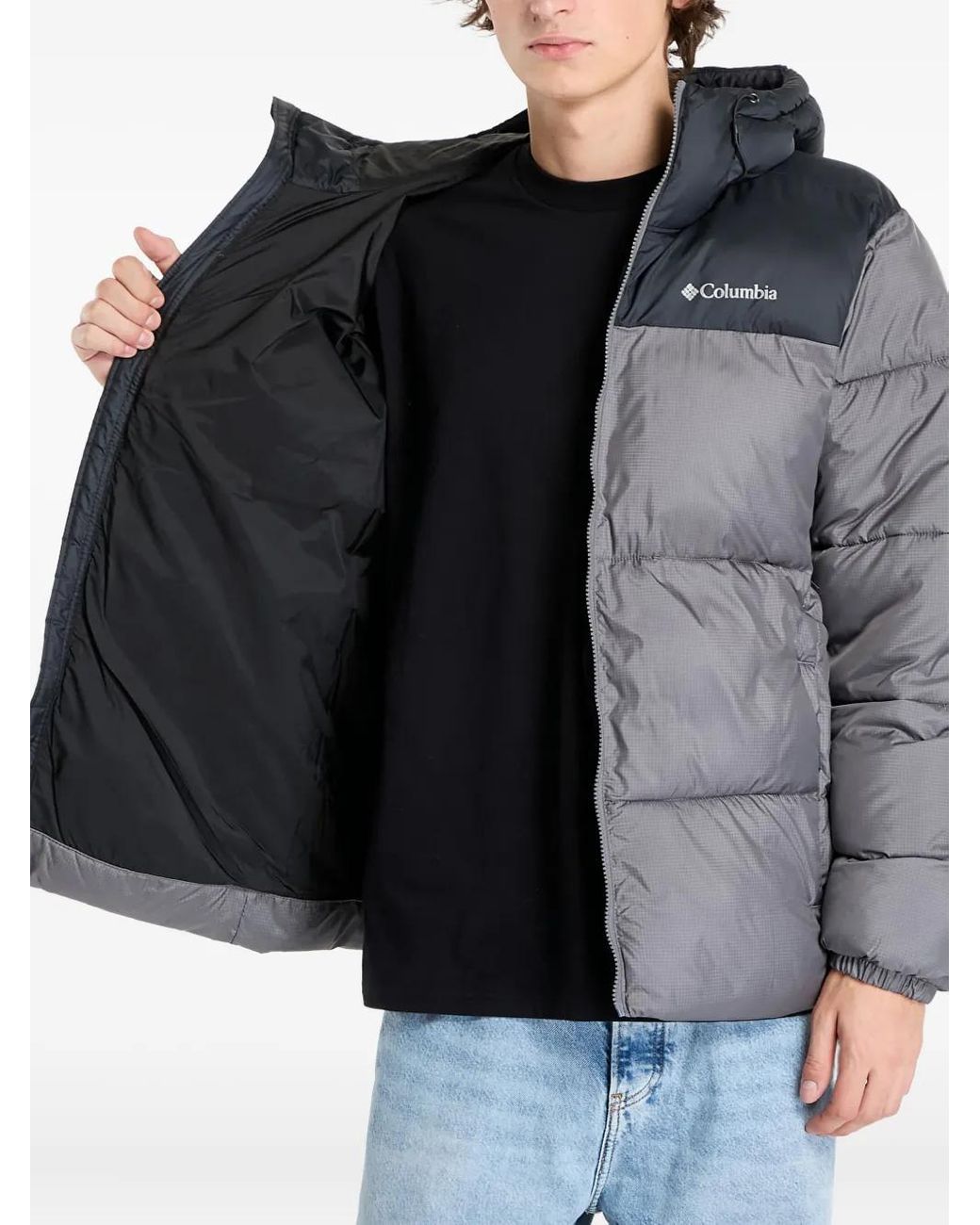 Plumífero Puffect Columbia de hombre de color Gray