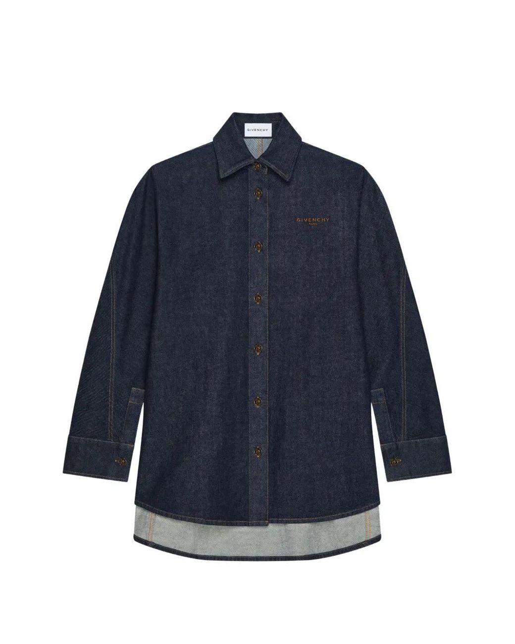 Givenchy Blue Cocoon Shirt