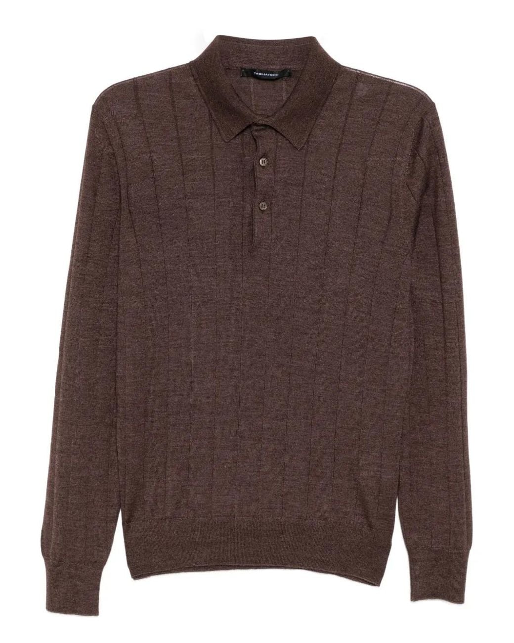 Tagliatore Poloshirt in het Brown voor heren