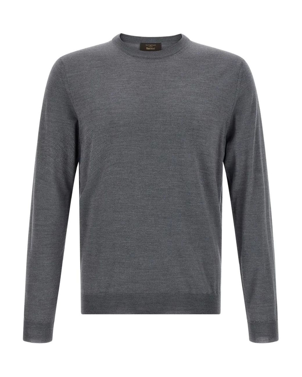 Pull À Col Rond Zanone pour homme en coloris Gray