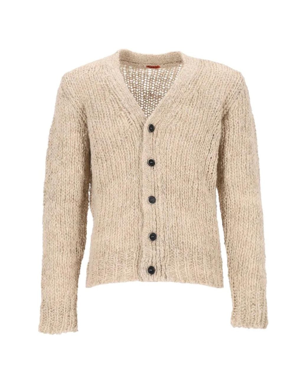 Barena Natural Cigalon Chunky-Knit Cardigan for men