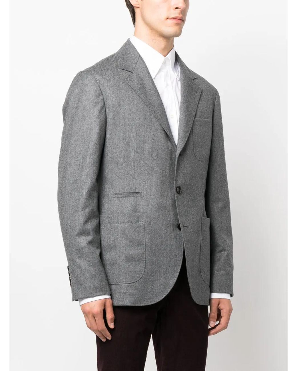 Brunello Cucinelli Gray Jackets for men