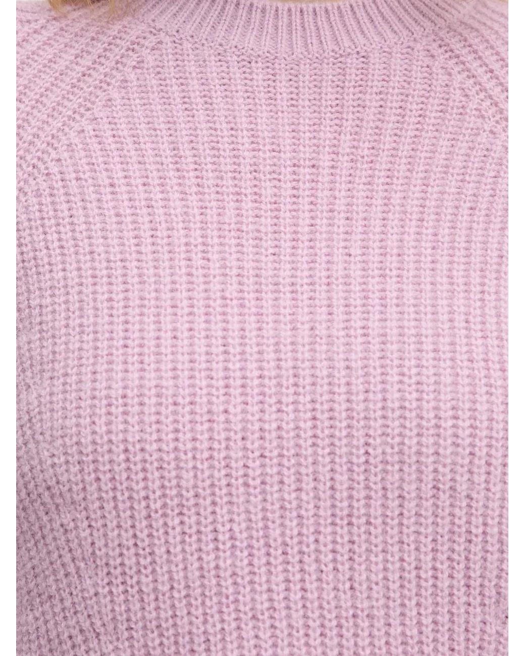 Twinset Pink Ribbed Sweater