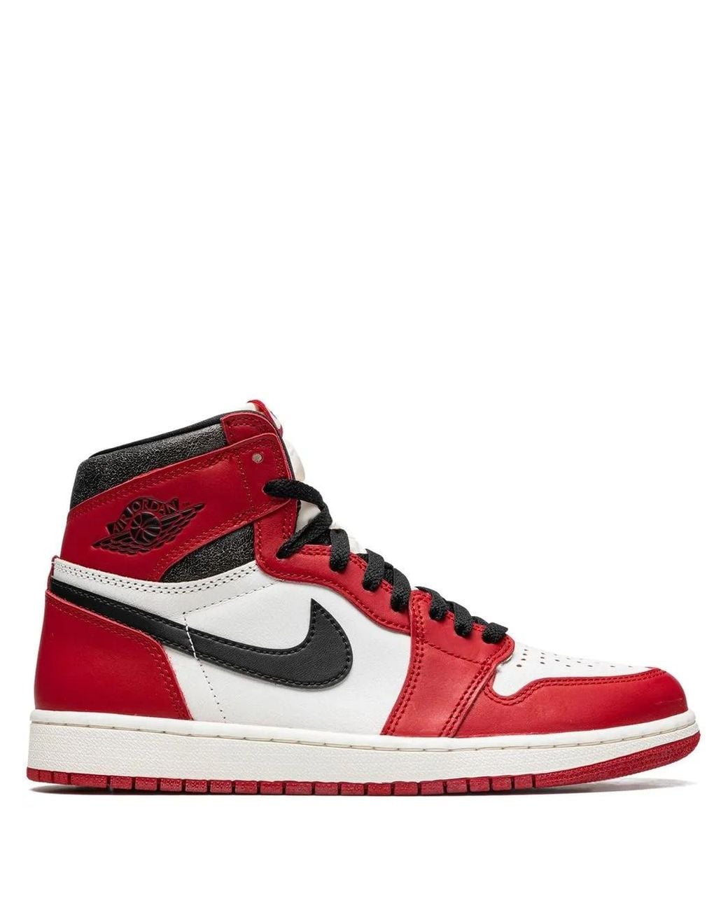 Nike Red Air 1 Retro High Og "Chicago Lost And Found" Sneakers for men