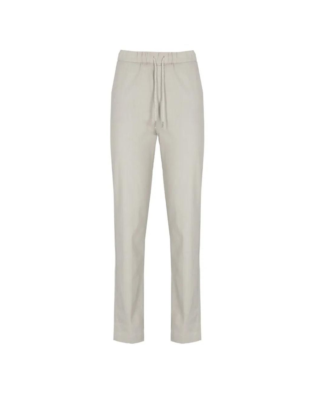 Panicale Gray Drawstring-Waist Trousers
