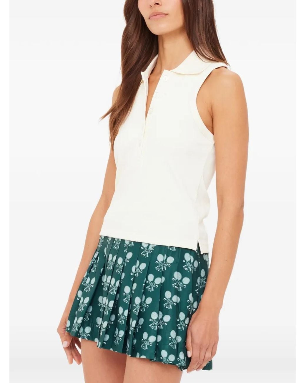 Polo Smanicata di The Upside in White