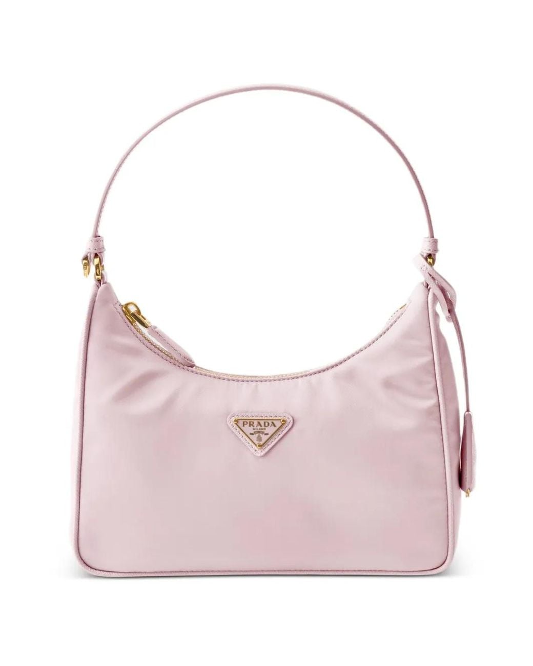 Prada Pink Re-Edition 2005 Triangle-Logo Mini Bag