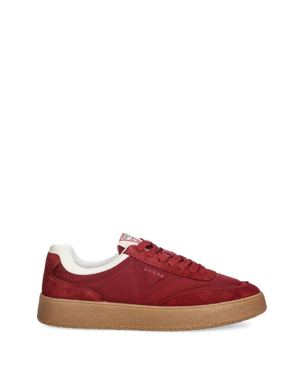 Guess Red Wimoh Lace-Up Sneakers for men