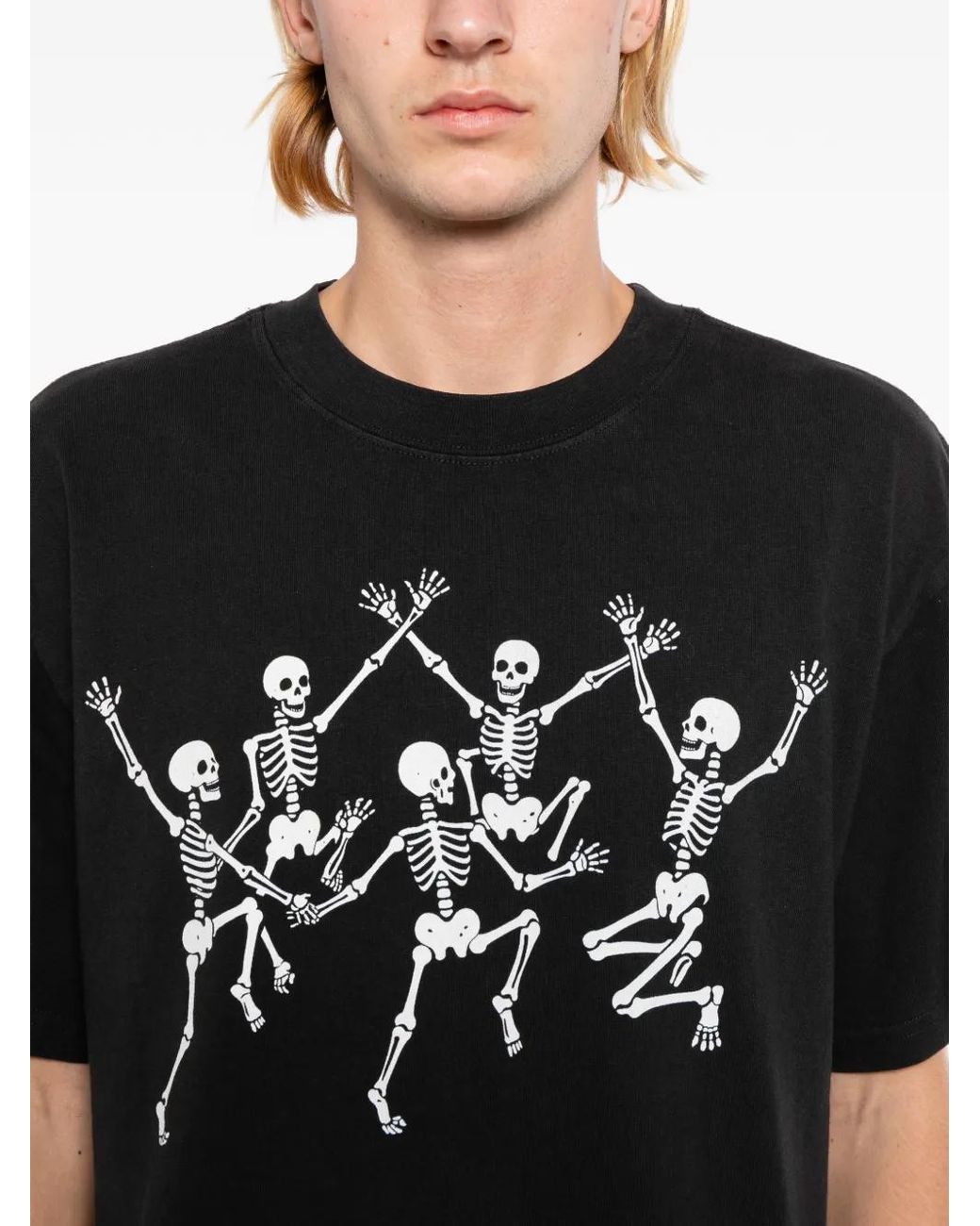 Melt Black T-Shirt À Imprimé Graphique for men