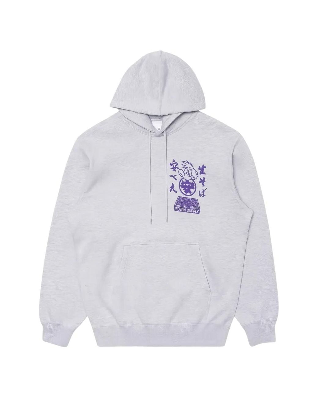 Edwin White Hoodie Sora Yasube À Imprimé Graphique for men