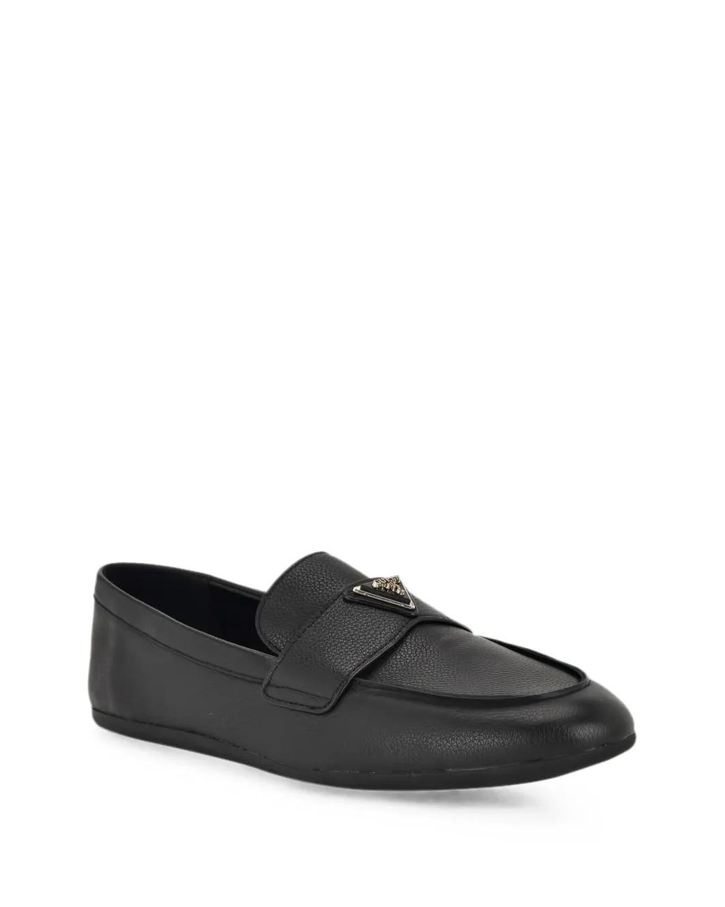 Guess Black Leather Loafers