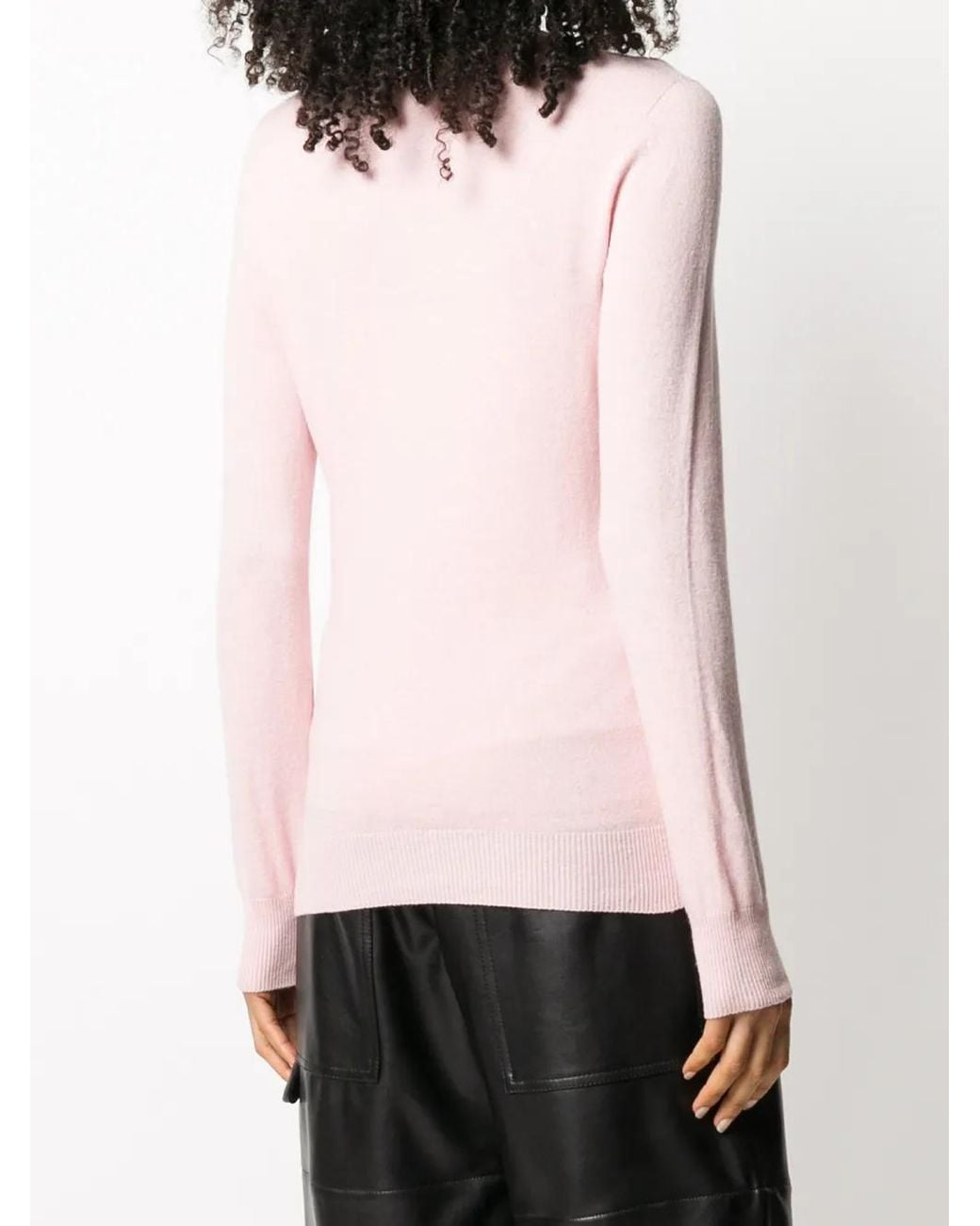 Philipp Plein Pink Look At Me Skull Embellished Jumper