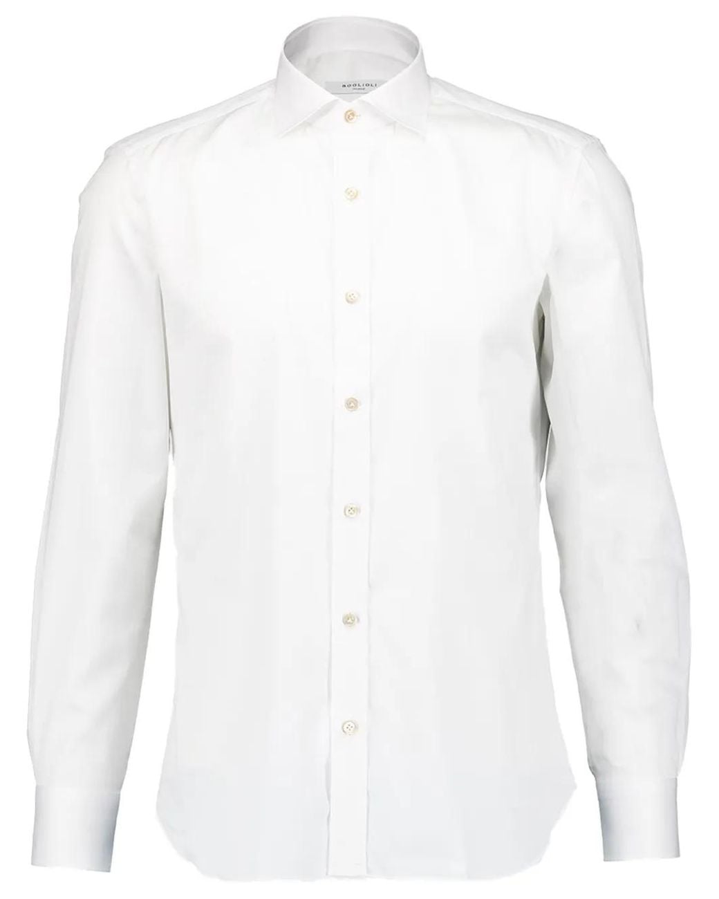 Boglioli White Cotton Buttoned Shirt for men