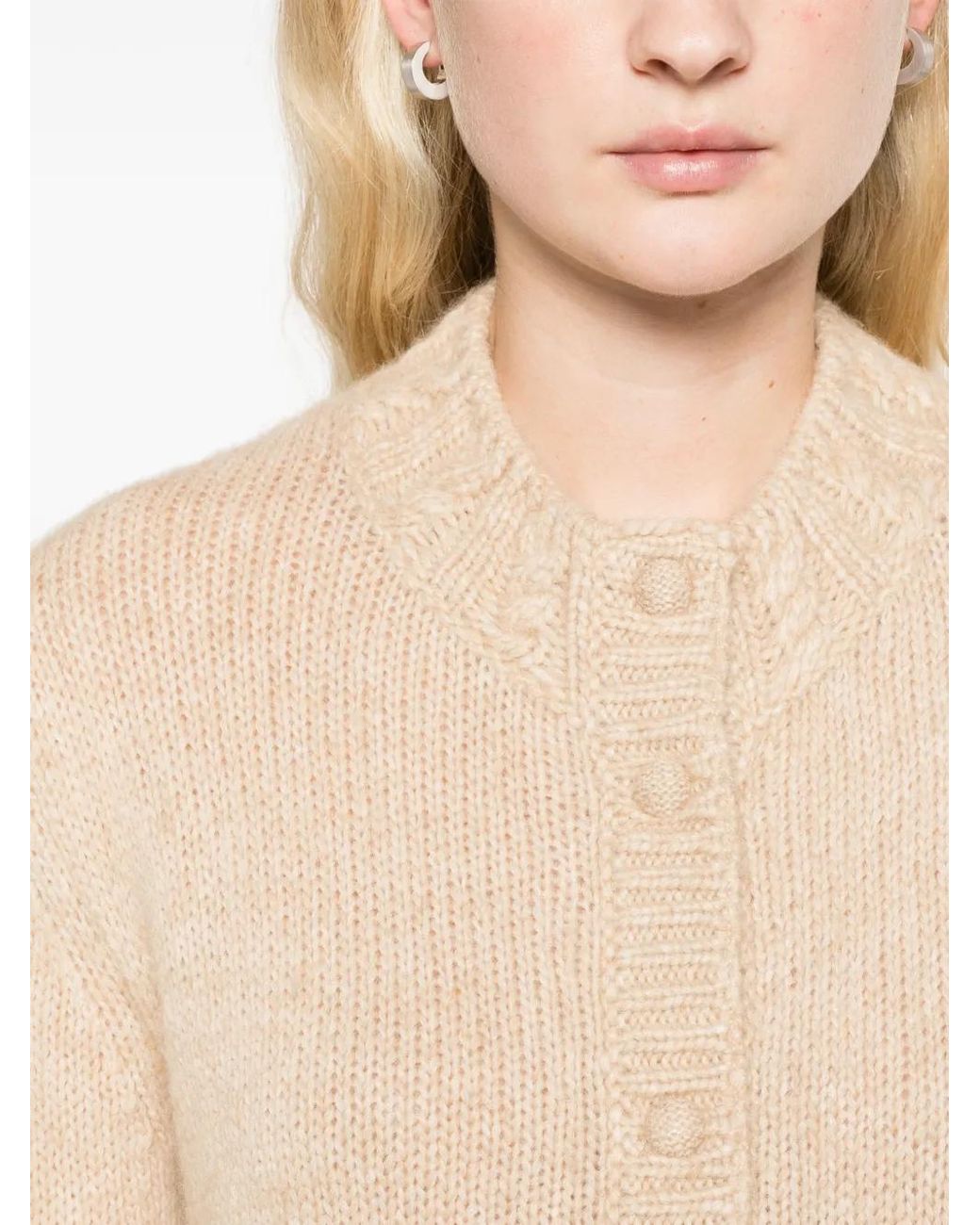 Moncler Button-Up Vest in het Natural