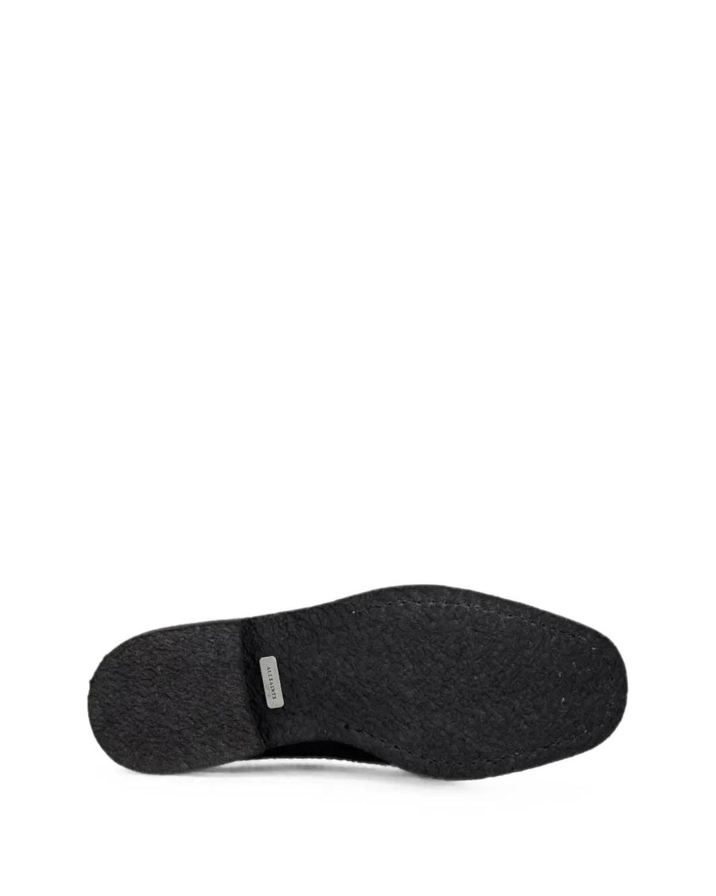 AllSaints Black Suede Chelsea Boots for men