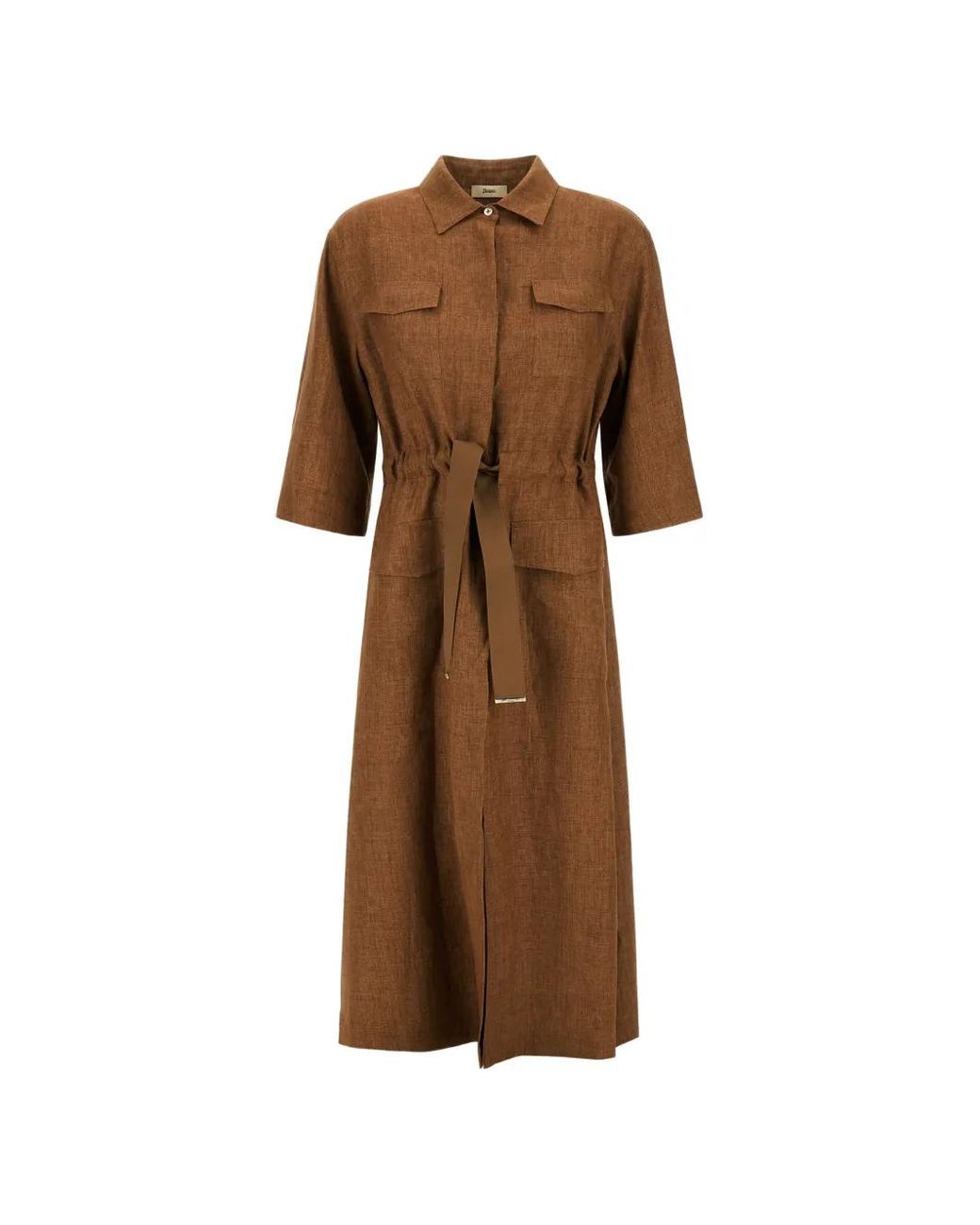 Abito Midi di Herno in Brown