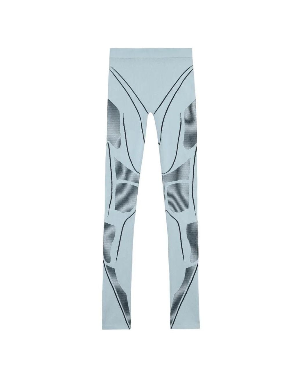 Off-White c/o Virgil Abloh Blue Seamless Race Leggings