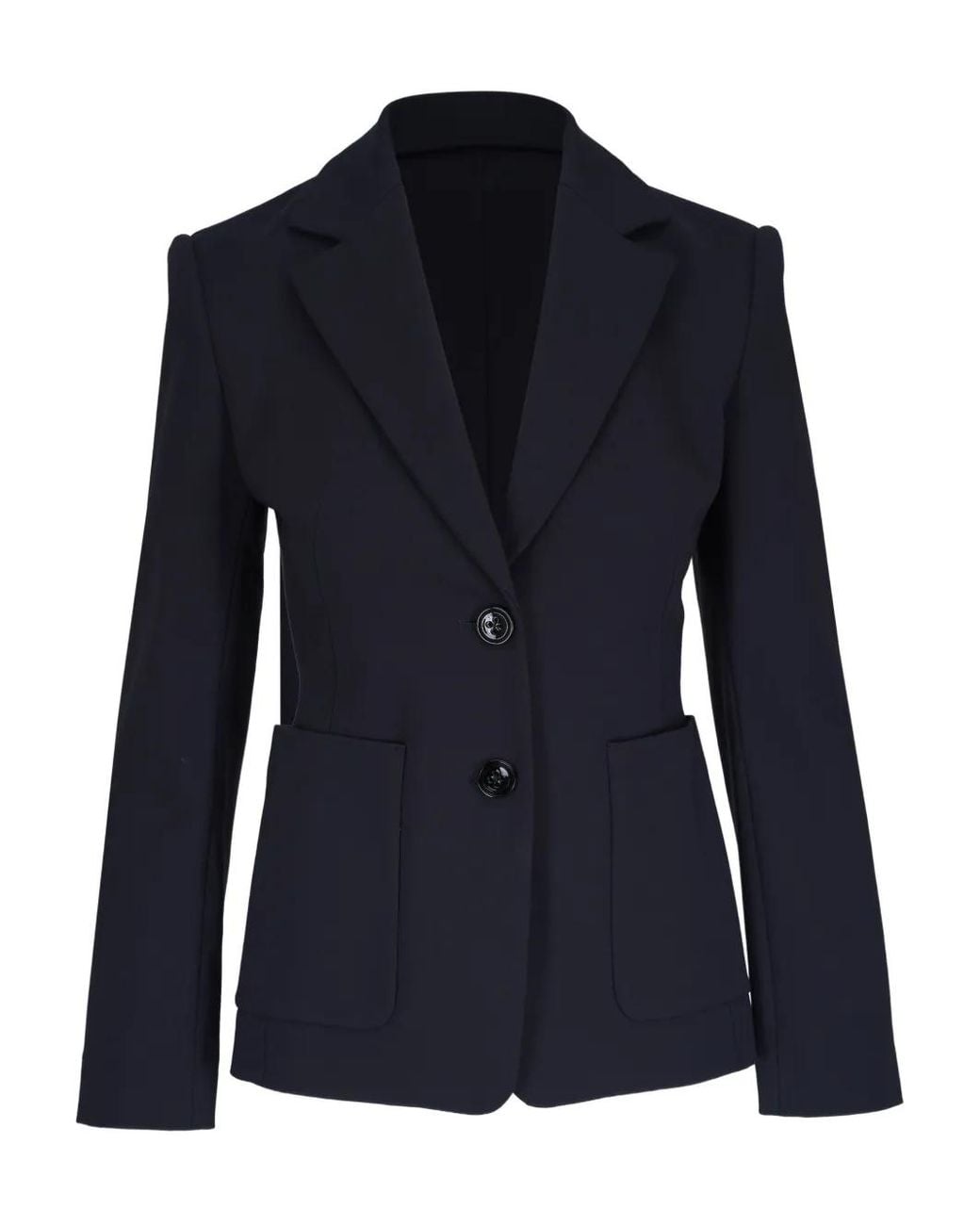 Dorothee Schumacher Blue Single-Breasted Blazer