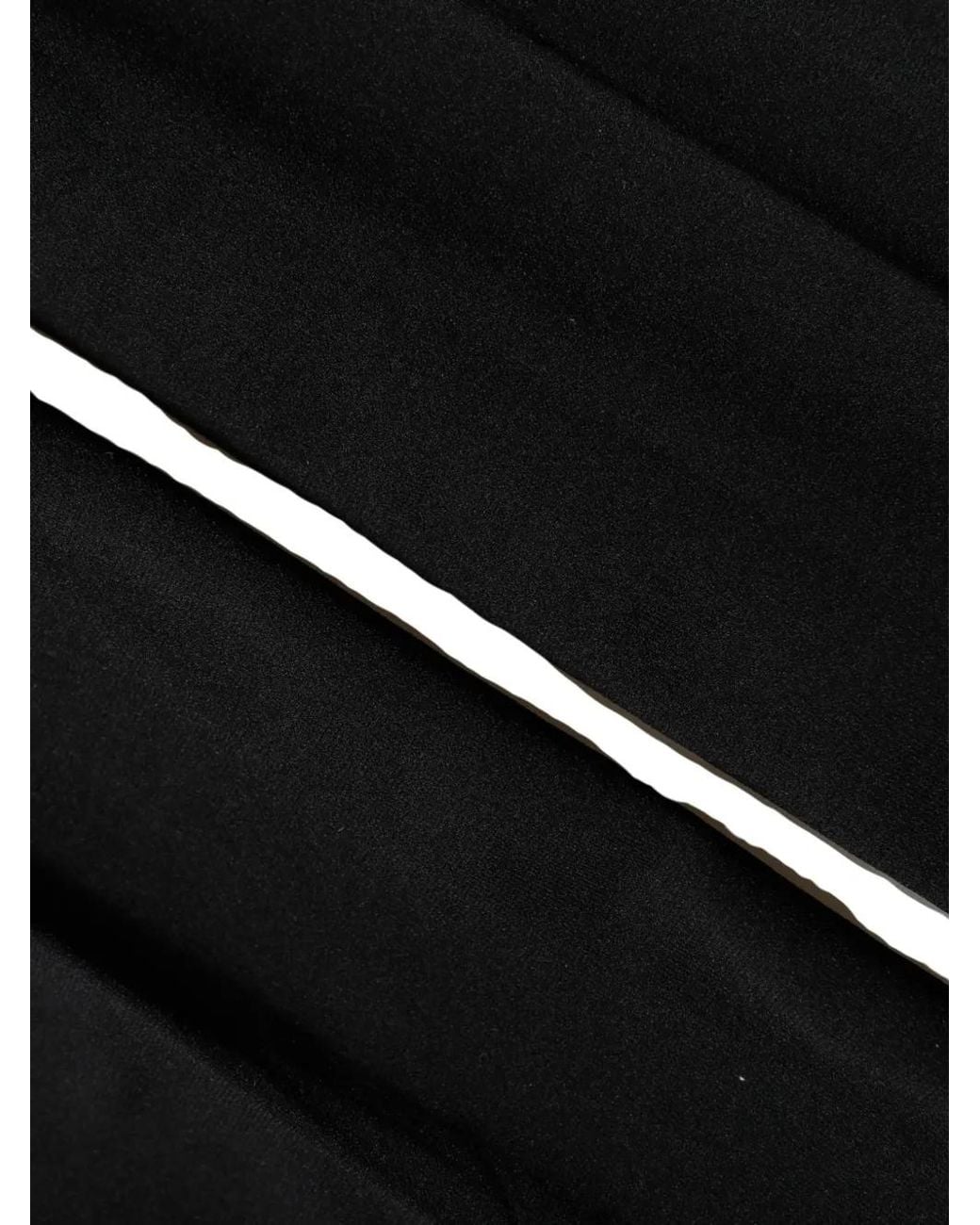 Dolce & Gabbana Black Logo-Waistband Tights