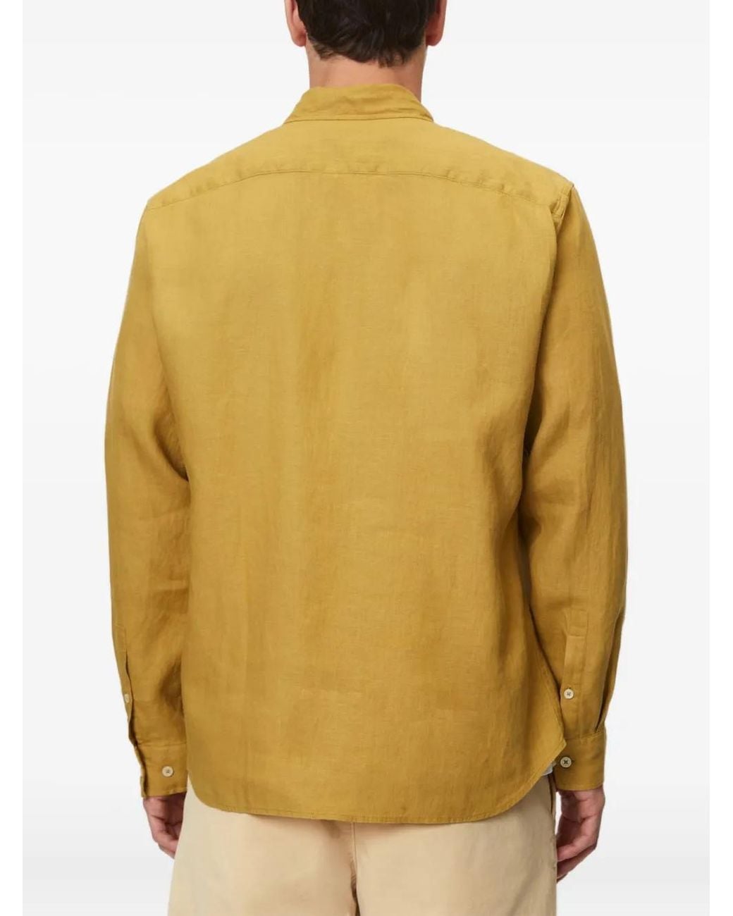 Marc O' Polo Natural Linen Button-Up Shirt for men