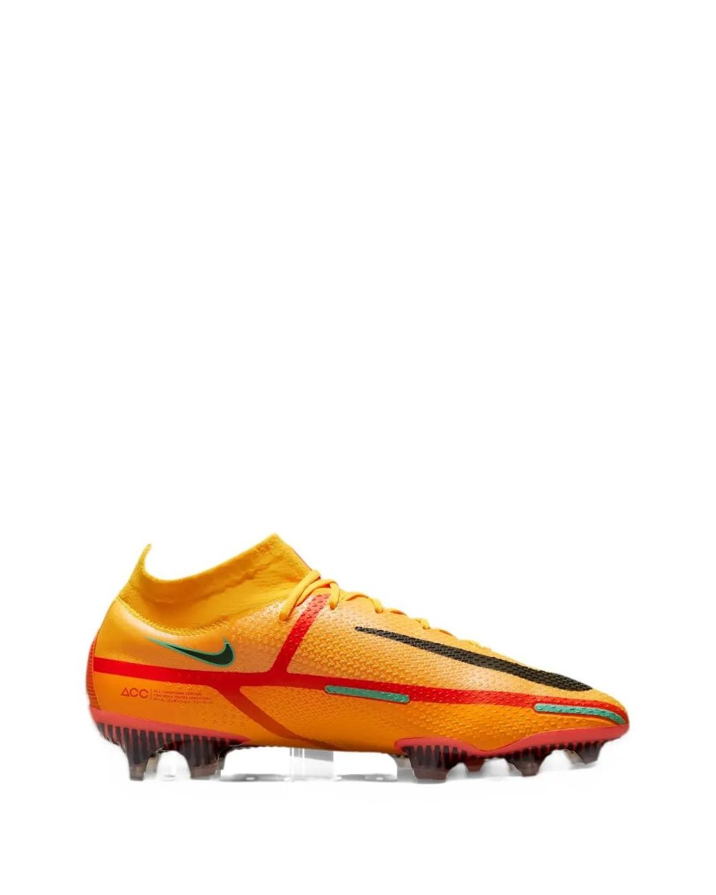 Dynamic Kicks Front Nike Phantom Gt2 Dynamic Fit Elite Fg Football Cleats in Orange for Men ...
