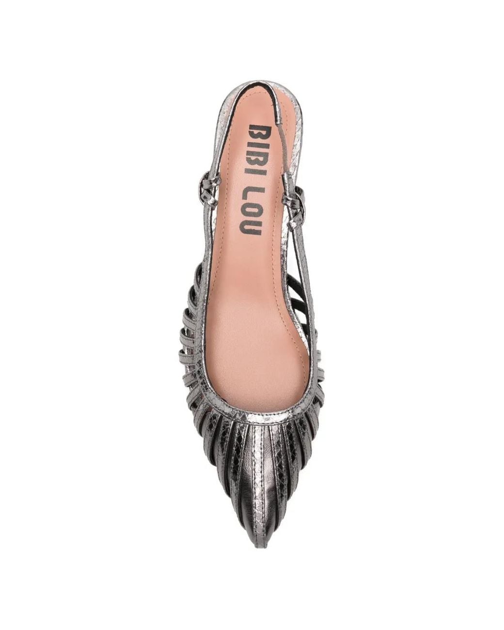 Bibi Lou White Slingback Pumps