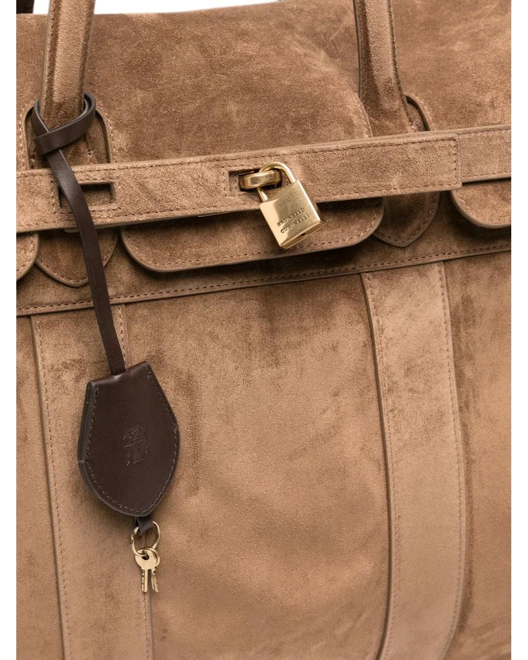 Brunello Cucinelli Brown Explorer Travel Bag