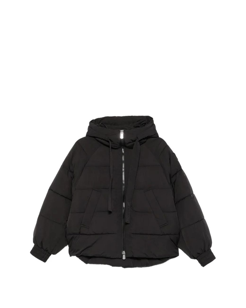 Pinko Black Doudoune À Capuche
