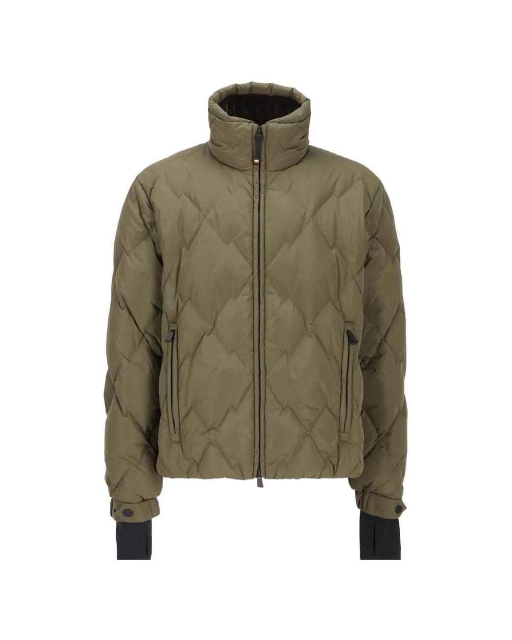 Moncler Green Bramans Diamond-Quilted Jacket for men