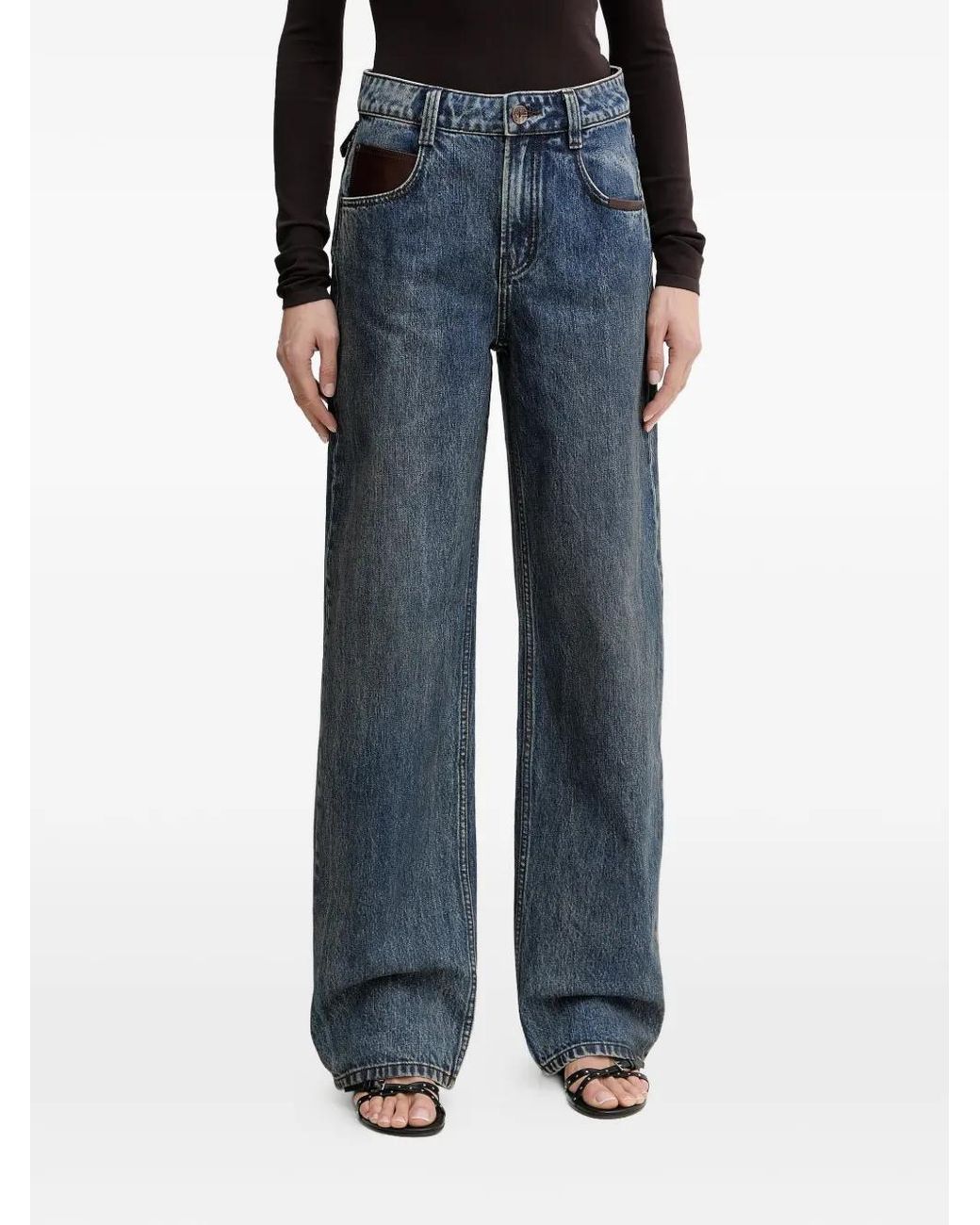 Miss Sixty Blue Rear-Pocket Jeans