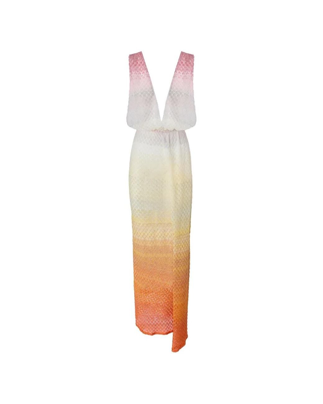 Missoni White Sleeveless Jumpsuit