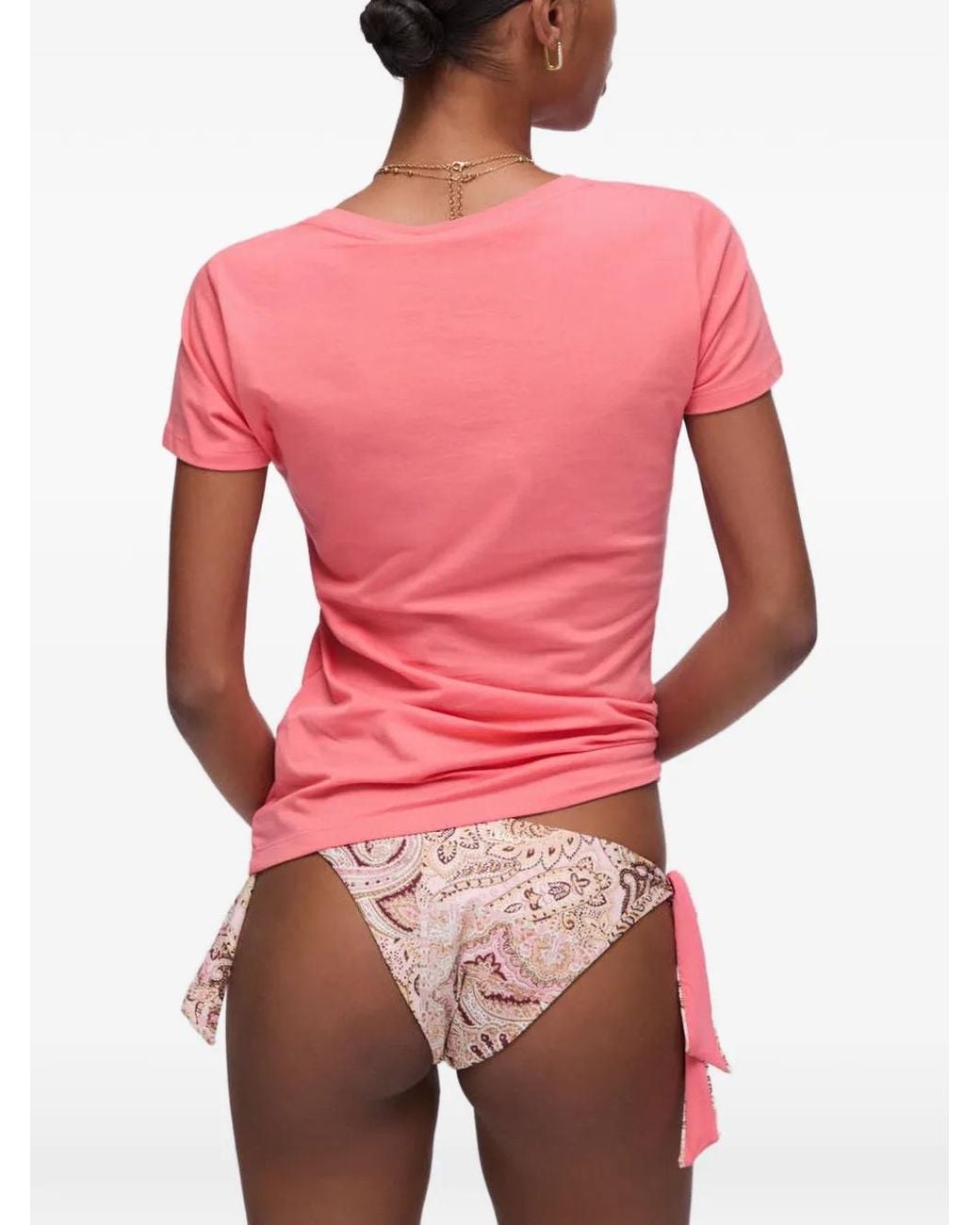 Liu Jo Pink T-Shirt With Logo