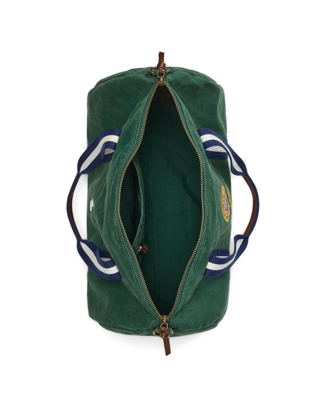 Polo Ralph Lauren Green Wimbledon Big Pony Canvas Duffel Bag for men