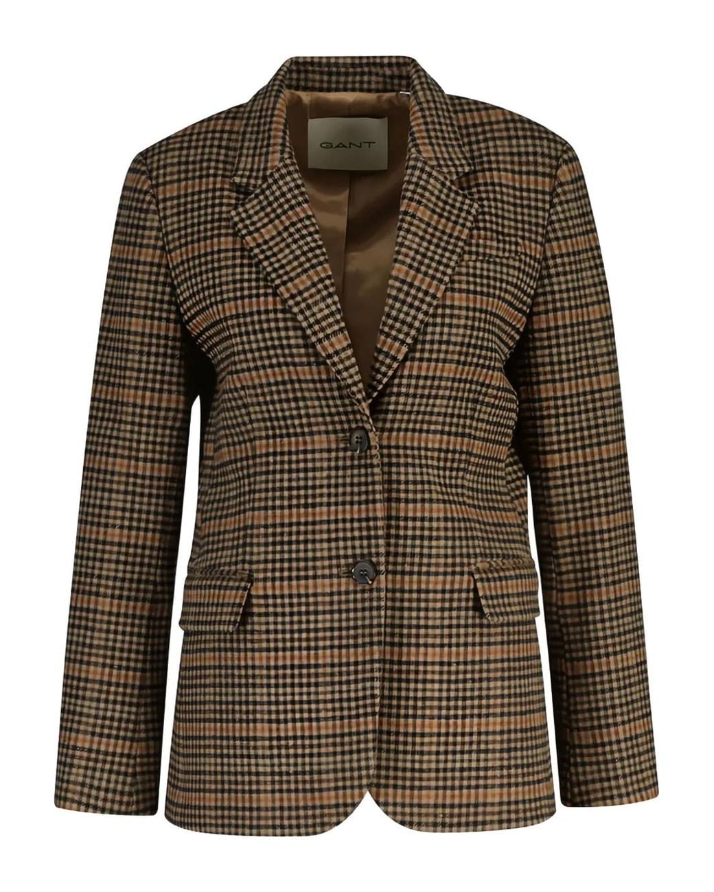 Gant Green Houndstooth Blazer
