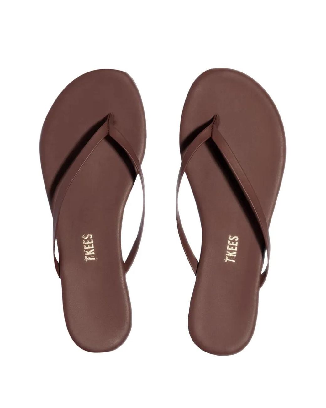 TKEES Brown Lily Foundation Flip-Flops
